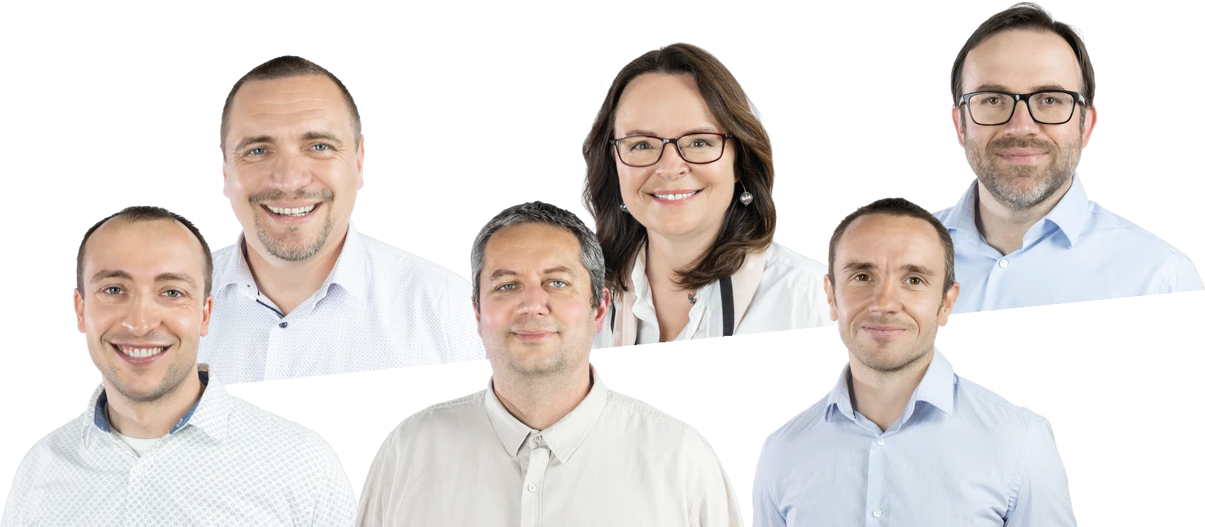 Jiří Trávníček, Světlana Češková, Martin Klepárník, Štěpán Vlček, Jan Stodola a Josef Gajdoš